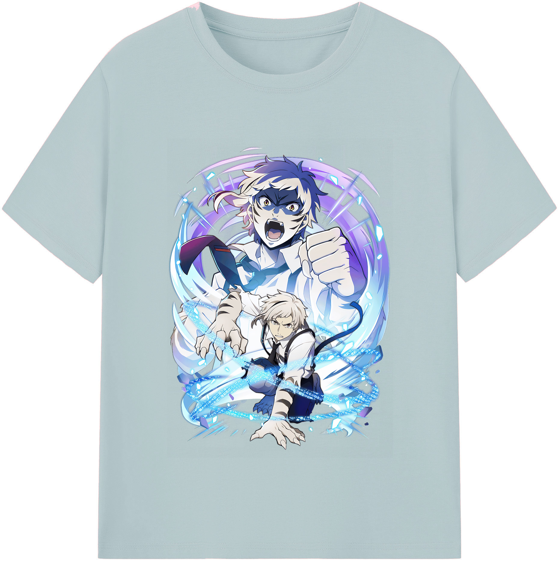 （画像用） 文豪ストレイドッグス Bungo Stray Dogs 綿100％半袖Tシャツ（フロントプリント）